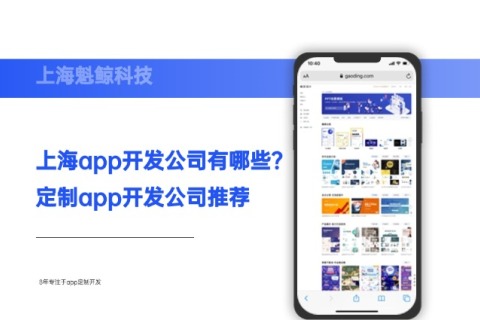 上海app开发公司有哪些？？？？？定制app开发公司推荐