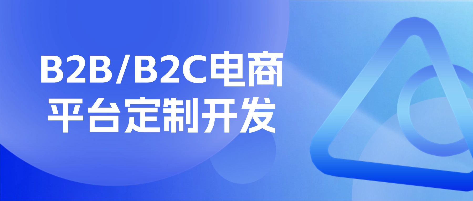 B2B/B2C电商平台定制开发