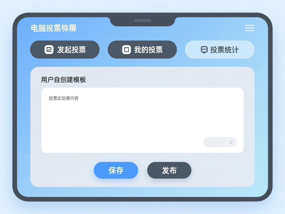 定制投票软件的技术架构与选型考量