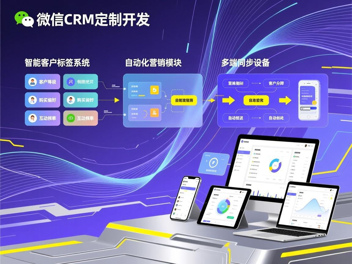企业微信CRM定制不只是开发功能,更是构建数据主权与业务协同的底层能力