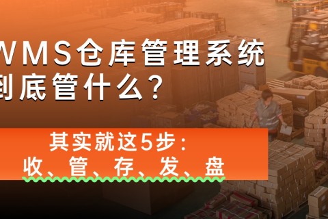 10年智慧仓库管理经验！WMS仓库管理系统到底管什么？其实就这5步：收、管、存、发、盘