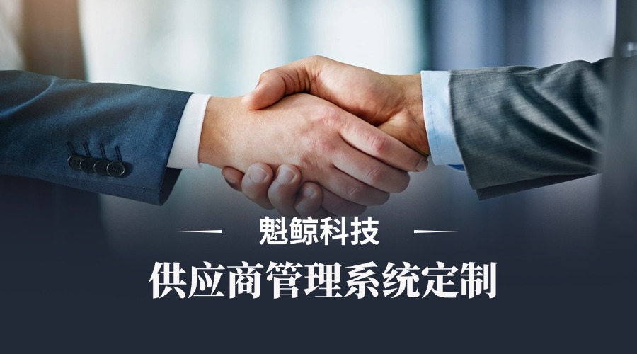 魁鲸科技供应商管理系统开发