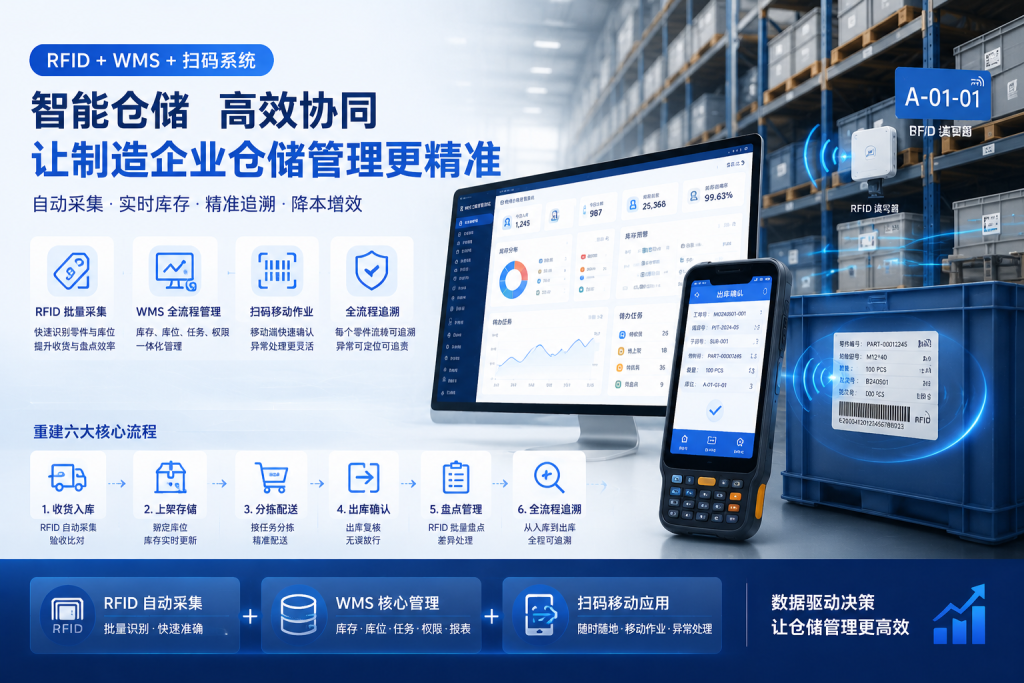 从收货到追溯：RFID、扫码系统与仓储管理系统协同方案
