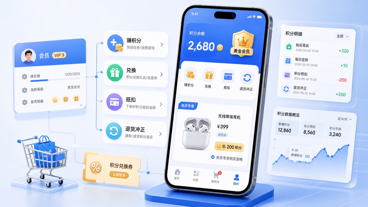 会员管理系统中积分的几种模式解析