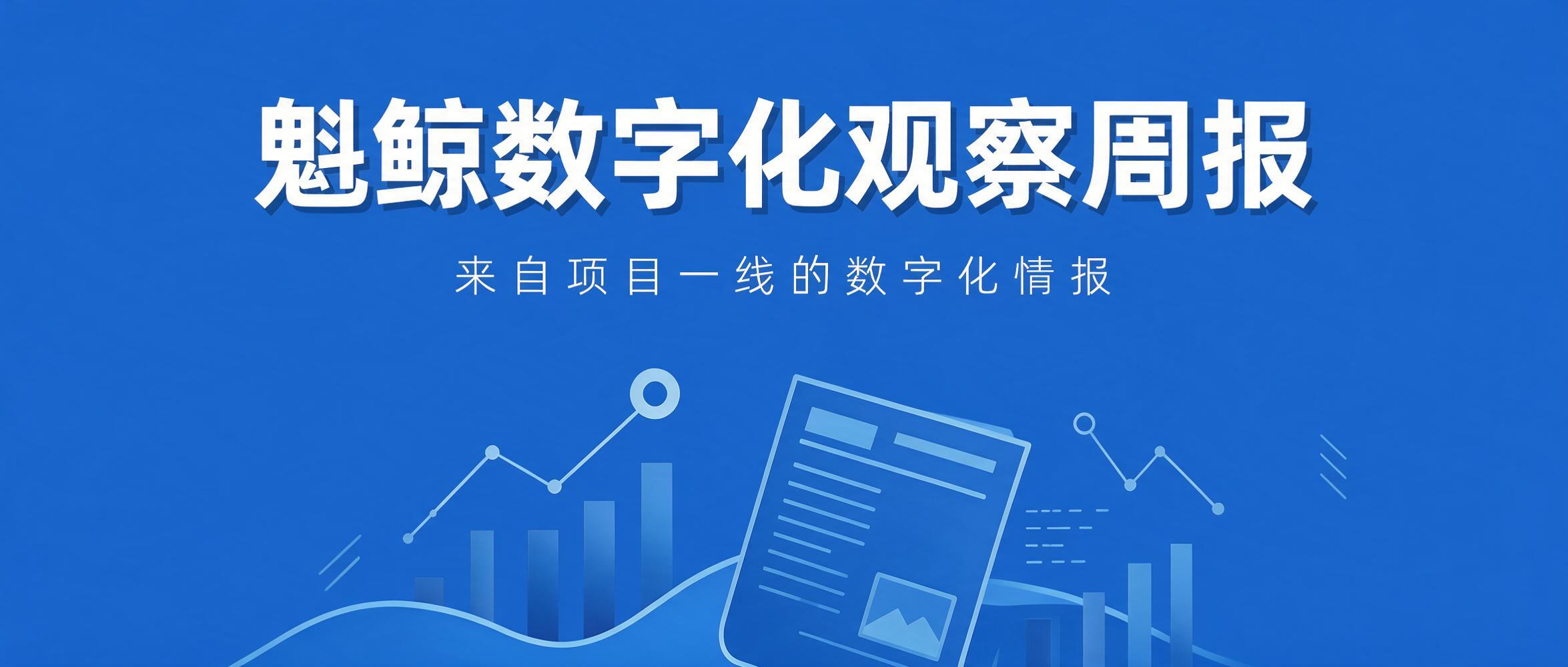 魁鲸数字化观察周报(第36周):轻量化切入成主流、安全合规需求升温、本周项目一线三则