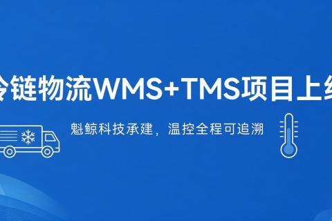 魁鲸科技承建的冷链物流 WMS+TMS 一体化项目上线试运行